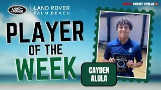 Land Rover Palm Beach Player of the Week - Cayden Alula