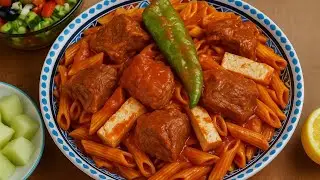 مقرونة تونسية بالعلوش 🇹🇳 سر بنتها خلّاها معشوقة الجماهير 🍝