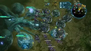 Grizzly Tanks & Scorpions FOR THE WIN! - 3v3 Online - Halo Wars: The Definitive Edition