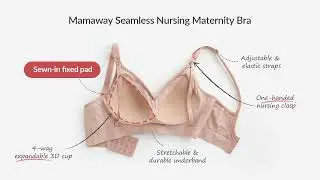 The Perfect Seamless Nursing Bra from Mamaway