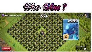 Full Base Air Defense VS 1000 Max Electro Dragon Amazing Attack ON COC | New Troops Update