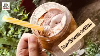 1 minute ice-cream coffee recipe || Ice-Cream coffee by Zelle,s kitchen