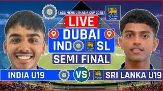 U19 Asia Cup Live: India vs Sri Lanka Semi Final LIVE | IND U19 vs SL U19 Live Scores & Commentary