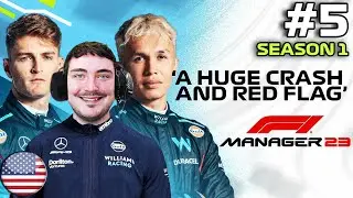 F1 MANAGER 23 | Williams CAREER MODE #5 | RED FLAG! | F1 Manager 2023 #f1manager23