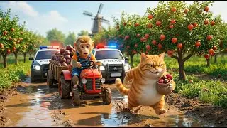 Monkey Farmer's Fruit Theft Turns Into A Duck Rescue Mission – KuTo Monkey Farm