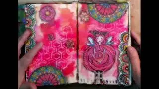Art journal flip trough in Dutch 14 mei 2020