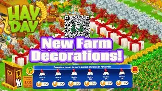 Hay Day: Winter ❄️ Farm Decorations & Task Event | Machines Unlocked 🎁 | Old QR Code Small Spruce 🌲