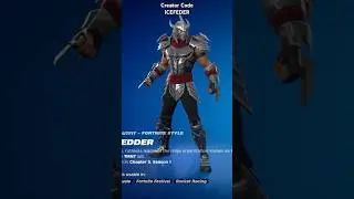 Shredder - New Skin #fortnite #shredder #new #outfit #icefeder #epicpartner