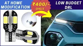TATA PUNCH DRL MODIFICATION | LED Parking Bulb Upgrade | DIY | Motostreet garage