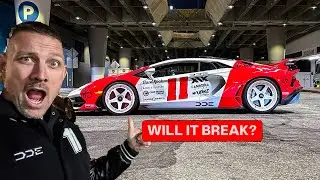 $1,000,000 LAMBORGHINI ALL WHEEL DRIVE BURNOUT IN WAREHOUSE!