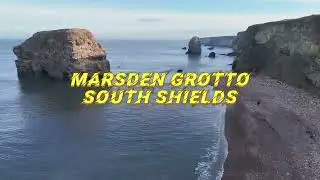 Marsden Grotto: Breathtaking Drone Tour ⛰️ | South Shields, North East England