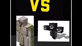 Minecraft | Mob Battle | Iron Golems vs The Wither |