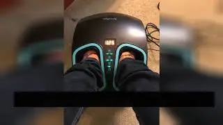 InvoSpa Shiatsu Electric Foot Massager Machine with Heat, Deep Kneading and Air Compression