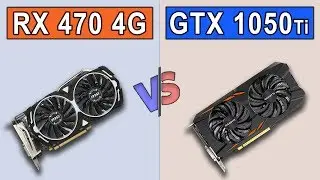 RX 470 vs GTX 1050 Ti OC | New Games Benchmarks | Latest Driver Updates