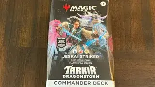 Tarkir Dragonstorm: Jeskai Striker Commander Deck (MTG)