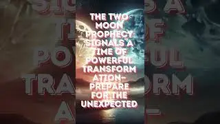 The Two Moon Prophecy is here! 🌙✨ Change and mystery await. Are you ready? 🔮 #CosmicShift