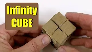How to Make an INFINITY CUBE from Cardboard - DIY Cardboard idea