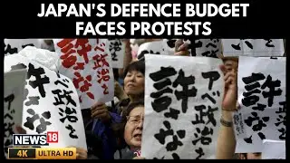 Japanese Protest Against Defense Budget as Tokyo Demonstrators Oppose Military Expansion | 4K | N18G