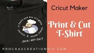 Cricut Maker Print & Cut T-Shirt Logo