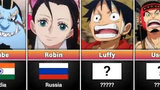 Comparison: One Piece Characters Country Of Origin