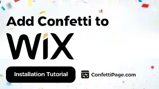 Wix & ConfettiPage.com 🎉 (Confetti Code installation tutorial)