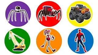 HUNTING: House Head, Choo Choo Charles, Monster Truck, Crawler Crane, Mommy Long Legs, Spiderman