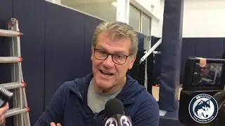 UConn Women's Basketball Pregame (Oklahoma) - Geno Auriemma
