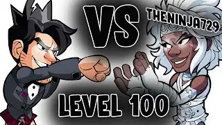 Level 100 Sir Roland vs Level 100 Sidra 1v1 Brawlhalla Gameplay | Legend Pro Sparring (ft: Ninja729)