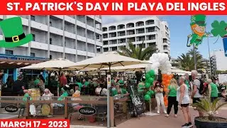 Gran Canaria🌴ST. PATRICK'S DAY IN PLAYA DEL INGLES - AGUILA ROJA - MARCH 17 - 2023