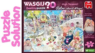 Wasgij Jigsaw Puzzle Solution - Destiny 8 High Season!
