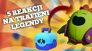 🌟5 REAKCJI NA TRAFIENIE POSTACIE W BRAWL STARS 🌟