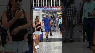 Maxwell With Wife 😂Fans Reaction 😂#ipl2024 #rcb#shorts