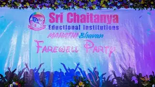 Sri Chaitanya College l Farewell Party 2025 l Kv Creations I -Mahathi Bavan-