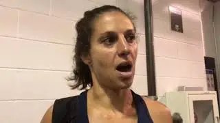 Carli Lloyd following Sky Blue&rsquo;s loss to the Portland Thorns