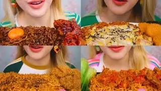 #48 Request KOMPILASI MUKBANG QEI ASMR MAKAN MIE PEDAS 🔥