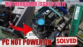 Pc Not Touring On | CPU Not Starting Issues | Fix it Yourself Working Solutions Study guide 🤔🖥️
