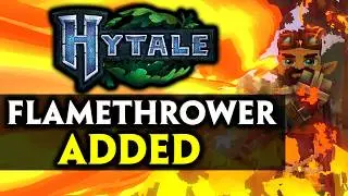 Hytale Just Added Flamethrowers To The Game! (pre-release)
