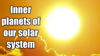 Inner planets of the solar system 3D/structure and night sky