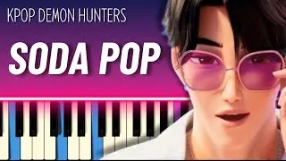 Soda Pop (EASY PIANO TUTORIAL) - KPop Demon Hunters