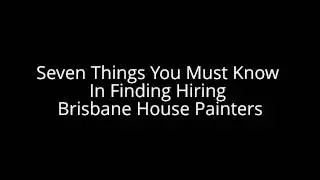 Brisbane House Painters