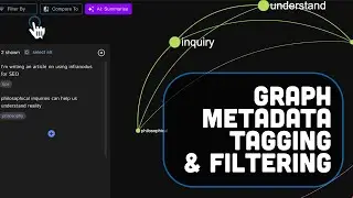 Metadata Tagging and Segmented Filtering of Text using the InfraNodus Graph