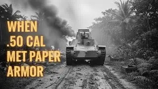 The .50 Caliber Tank Killer: How U.S. Machine Guns DESTROYED Japanese Armor
