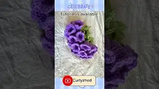 A Bunch of Lily Crochet #curlyzhed #crochet #shorts #tutorial