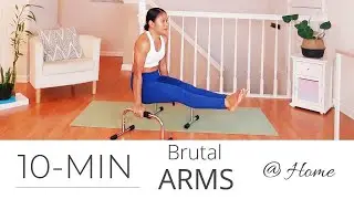 How to do an L-sit || 10-minute Brutal Arm Workout || Upper Body workout || Workout at home