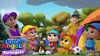 Chuva no acampamento 😲🌧️ Little Angel Brasil | M&uacute;sicas Infantis em Portugu&ecirc;s