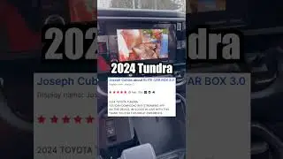 Customer Review 2024 Toyota Tundra  Elite Car Box Review  #shorts