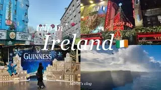 【アイルランドvlog後編🇮🇪】ハリポタロケ地のモハーの断崖・クリスマスマーケット・ゴールウェイ観光・ギネス博物館|4泊5日充実旅後編🎀