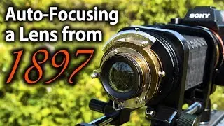 Auto-focusing a Lens from 1897?! - The PRONTO Auto-Focus Lens Adapter from Fotodiox