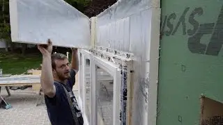 SuperInsulated Sunroom 5: наружная пена и воздухонепроницаемые ленты