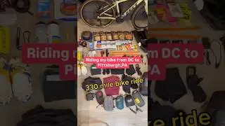 This is about to be a wild ride #bikepacking #bicycle #shorts